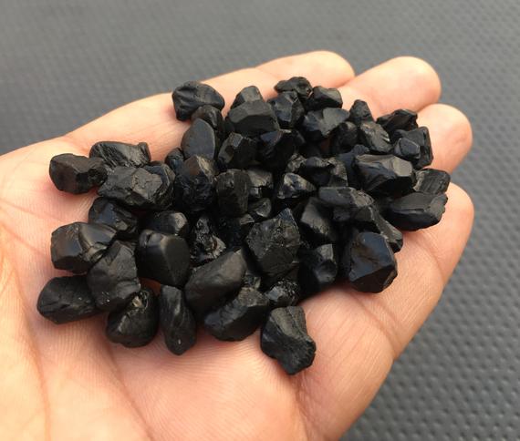 25 Pieces Rough Size 10-12 Mm Loose Gemstone Spinel Rough,natural Black Spinel Rough Gemstone,top Grade Unpolished Black Spinel Rough
