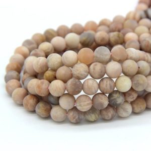 Shop Sunstone Bead Shapes! Matte Sunstone Beads 6mm 8mm 10mm Natural Frosted Sunstone Peach Mala Beads Peach Gemstone Beads Pink Beads Orange Gemstone Orange Mala | Natural genuine other-shape Sunstone beads for beading and jewelry making.  #jewelry #beads #beadedjewelry #diyjewelry #jewelrymaking #beadstore #beading #affiliate #ad