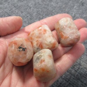 Shop Sunstone Stones & Crystals! Sunstone 1 inch +Tumbled Stone T153 | Natural genuine stones & crystals in various shapes & sizes. Buy raw cut, tumbled, or polished gemstones for making jewelry or crystal healing energy vibration raising reiki stones. #crystals #gemstones #crystalhealing #crystalsandgemstones #energyhealing #affiliate #ad