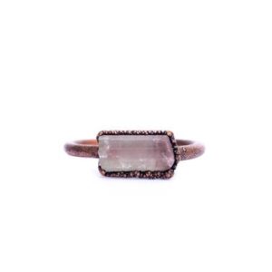 Shop Tourmaline Rings! Bicolor tourmaline ring | Raw tourmaline ring | Electroformed tourmaline ring | Bicolor Tourmaline Ring | Bicolor Tourmaline Bar Ring | Natural genuine Tourmaline rings, simple unique handcrafted gemstone rings. #rings #jewelry #shopping #gift #handmade #fashion #style #affiliate #ad