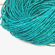 AAA Quality Turquoise Micro-faceted Beads American Turquoise Round