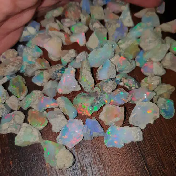 100 Cts /20 Gram Natural Opal Raw Rough With Minimal Dirt - A Grade Welo Mined Natural Opal - Opal Crystal Rough Stone