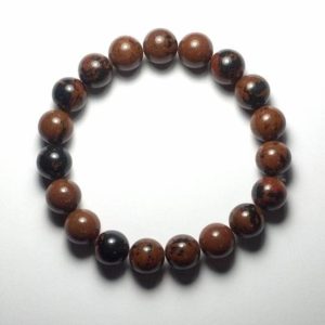 Shop Mahogany Obsidian Bracelets! 10mm Beautifully Polished Natural Undyed Mahogany Obsidian Bracelet Gemstone Bracelet Gemstone Beaded Bracelet Stretch Bracelet Yoga Bracele | Natural genuine Mahogany Obsidian bracelets. Buy crystal jewelry, handmade handcrafted artisan jewelry for women.  Unique handmade gift ideas. #jewelry #beadedbracelets #beadedjewelry #gift #shopping #handmadejewelry #fashion #style #product #bracelets #affiliate #ad