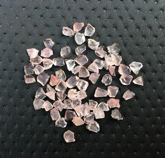 50 Pieces Natural Rough Stones,size 4-6 Mm Rose Quartz Raw Stones,pink Rose Quartz Crystals Raw,unpolished Rose Quartz Rough, Wholesale Raw