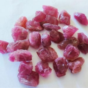 Shop Raw & Rough Pink Tourmaline Stones! Pink Tourmaline Raw Stone, 10 / 25 PC LOT Pink Tourmaline, Natural Pink Tourmaline Healing Crystal 8×10,10×12,12×15,15×20 mm | Natural genuine stones & crystals in various shapes & sizes. Buy raw cut, tumbled, or polished gemstones for making jewelry or crystal healing energy vibration raising reiki stones. #crystals #gemstones #crystalhealing #crystalsandgemstones #energyhealing #affiliate #ad