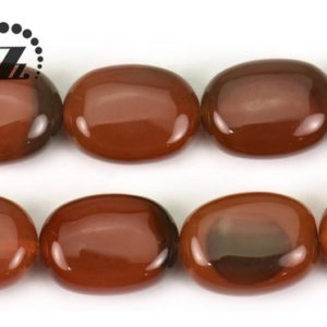 Shop Red Agate Beads! Dream Agate smooth oval beads,Irregular oval beads,Agate beads,natural,15x20mm,15" full strand | Natural genuine beads Agate beads for beading and jewelry making.  #jewelry #beads #beadedjewelry #diyjewelry #jewelrymaking #beadstore #beading #affiliate #ad