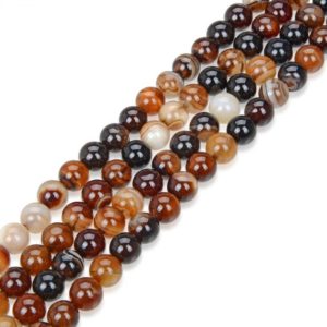 U Pick 1 Strand/15" AAA Natural Botswana Agate Healing Gemstone 4mm 6mm 8mm Round Loose Beads for Earrings Bracelet Jewelry Making