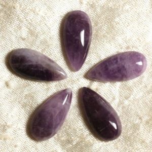 Shop Amethyst Cabochons! Cabochon stone – Amethyst – drop 25 x 12 mm 4558550035912 | Natural genuine stones & crystals in various shapes & sizes. Buy raw cut, tumbled, or polished gemstones for making jewelry or crystal healing energy vibration raising reiki stones. #crystals #gemstones #crystalhealing #crystalsandgemstones #energyhealing #affiliate #ad