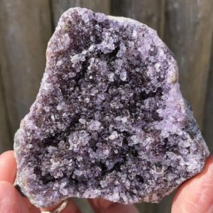 Standing Uruguayan Amethyst Cluster / Cut Base Druzy Geode #1 | Natural genuine stones & crystals in various shapes & sizes. Buy raw cut, tumbled, or polished gemstones for making jewelry or crystal healing energy vibration raising reiki stones. #crystals #gemstones #crystalhealing #crystalsandgemstones #energyhealing #affiliate #ad