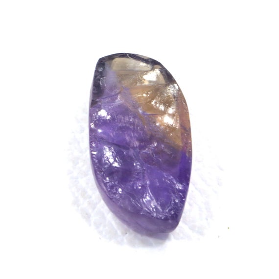 Beautiful Bi-color Ametrine Semi Precious Gemstone 38.50 Cts Natural Trystine Rough Gemstone Purple -yellow Ametrine Quartz Loose Gemstone