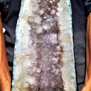 Shop Raw & Rough Ametrine Stones! Large 430MM 43CM 13 Inches Natural Blue Ametrine Quartz Stone Metaphysical Meditation Healing Power Angel Geode Cave Cluster | Natural genuine stones & crystals in various shapes & sizes. Buy raw cut, tumbled, or polished gemstones for making jewelry or crystal healing energy vibration raising reiki stones. #crystals #gemstones #crystalhealing #crystalsandgemstones #energyhealing #affiliate #ad