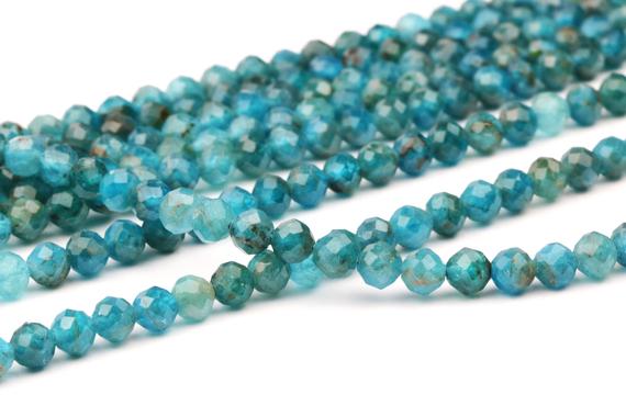 Apatite Round Beads,faceted Beads,gemstone Beads,semiprecious Beads,apatite Beads,natural Stone Beads,loose Beads Diy,aa Quality