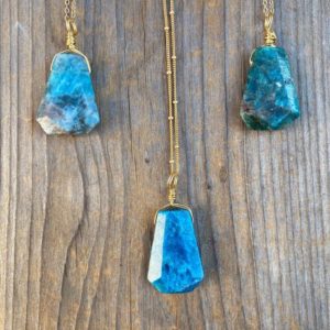 Shop Apatite Pendants! Chakra Jewelry / Apatite / Apatite Necklace / Apatite Pendant / Dainty Apatite / Apatite Jewelry / Reiki Jewelry / Gold Filled | Natural genuine Apatite pendants. Buy crystal jewelry, handmade handcrafted artisan jewelry for women.  Unique handmade gift ideas. #jewelry #beadedpendants #beadedjewelry #gift #shopping #handmadejewelry #fashion #style #product #pendants #affiliate #ad