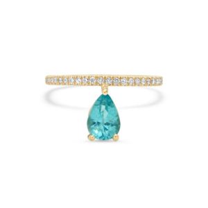 Shop Apatite Rings! Pear Shape Apatite Ring | Natural genuine Apatite rings, simple unique handcrafted gemstone rings. #rings #jewelry #shopping #gift #handmade #fashion #style #affiliate #ad