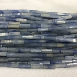 Shop Aventurine Bead Shapes! Natural Aventurine 4x13mm Cuboid Genuine Blue Loose Gemstone Tube Beads 15 inch Jewelry Supply Bracelet Necklace Material Support Wholesale | Natural genuine other-shape Aventurine beads for beading and jewelry making.  #jewelry #beads #beadedjewelry #diyjewelry #jewelrymaking #beadstore #beading #affiliate #ad