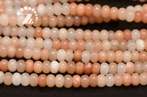 Pink Aventurine Smooth Rondelle Spacer Beads,roundel Bead,abacus Bead,aventurine,natural,gemstone Beads,4x6mm 5x8mm 6x10mm,15" Full Strand