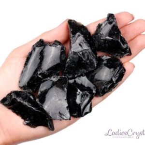 Shop Raw & Rough Obsidian Stones! Black Obsidian Rough Stone, Black Obsidian Genuine Stones, Healing Black Obsidian Crystals, Healing Stones, LadiesCrystals, Black Obsidian | Natural genuine stones & crystals in various shapes & sizes. Buy raw cut, tumbled, or polished gemstones for making jewelry or crystal healing energy vibration raising reiki stones. #crystals #gemstones #crystalhealing #crystalsandgemstones #energyhealing #affiliate #ad