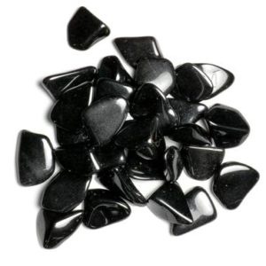 Shop Tumbled Tourmaline Crystals & Pocket Stones! Black Tourmaline Medium Tumbled | Natural genuine stones & crystals in various shapes & sizes. Buy raw cut, tumbled, or polished gemstones for making jewelry or crystal healing energy vibration raising reiki stones. #crystals #gemstones #crystalhealing #crystalsandgemstones #energyhealing #affiliate #ad