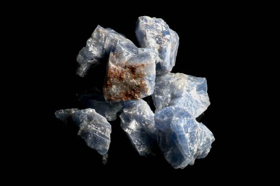 Blue Calcite Large Raw