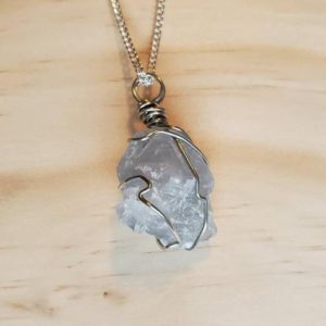 Shop Celestite Jewelry! Blue Celestite Necklace, Natural Blue Crystal Necklace | Natural genuine Celestite jewelry. Buy crystal jewelry, handmade handcrafted artisan jewelry for women.  Unique handmade gift ideas. #jewelry #beadedjewelry #beadedjewelry #gift #shopping #handmadejewelry #fashion #style #product #jewelry #affiliate #ad