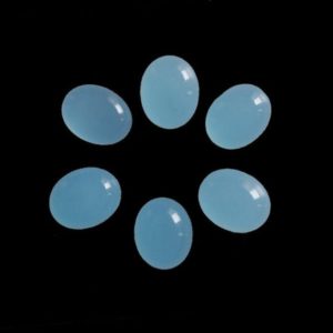Shop Blue Chalcedony Stones & Crystals! Blue Chalcedony Cabochon Gemstone 3X5 MM To 20X30 MM Oval Shape Flat Back Side Smooth Calibrated Brazilian Gemstones Lot For Jewelry Making | Natural genuine stones & crystals in various shapes & sizes. Buy raw cut, tumbled, or polished gemstones for making jewelry or crystal healing energy vibration raising reiki stones. #crystals #gemstones #crystalhealing #crystalsandgemstones #energyhealing #affiliate #ad