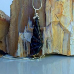 Carved stone pendant,Mahogany Obsidian necklace | Natural genuine Mahogany Obsidian necklaces. Buy crystal jewelry, handmade handcrafted artisan jewelry for women.  Unique handmade gift ideas. #jewelry #beadednecklaces #beadedjewelry #gift #shopping #handmadejewelry #fashion #style #product #necklaces #affiliate #ad