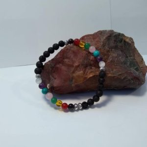 Shop Chakra Bracelets! CHAKRA BRACELET/7 Chakra Bracelet/HEALING Bracelet/7 Chakras Bracelet/Buddha Bracelet/Root Chakra/Balance Bracelet/Essential Oil Bracelet | Shop jewelry making and beading supplies, tools & findings for DIY jewelry making and crafts. #jewelrymaking #diyjewelry #jewelrycrafts #jewelrysupplies #beading #affiliate #ad