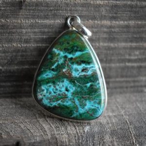 Shop Chrysocolla Pendants! natural chrysocolla druzy pendant,925 silver pendant,high quality chrysocolla pendant,chrysocolla pendant,gemstone pendant,unique shape | Natural genuine Chrysocolla pendants. Buy crystal jewelry, handmade handcrafted artisan jewelry for women.  Unique handmade gift ideas. #jewelry #beadedpendants #beadedjewelry #gift #shopping #handmadejewelry #fashion #style #product #pendants #affiliate #ad