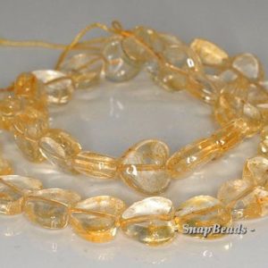 Shop Citrine Bead Shapes! 14x12mm Citrine Quartz Gemstone Heart Loose Beads 7.5 Half Strand LOT 1,2,6 and 12 (90144111-B23-541) | Natural genuine other-shape Citrine beads for beading and jewelry making.  #jewelry #beads #beadedjewelry #diyjewelry #jewelrymaking #beadstore #beading #affiliate #ad