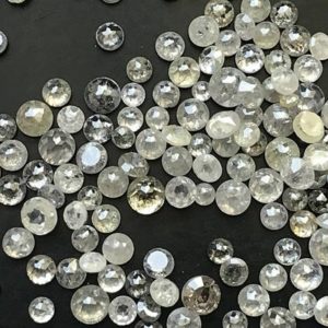 Shop Diamond Beads! 2-3mm Salt And Pepper, White & Grey Rose Cut Diamond,  Rare Natural Multi Tamboli Diamond Cabochon, Faceted Diamond (0.5Cts To 2Cts Options) | Natural genuine beads Diamond beads for beading and jewelry making.  #jewelry #beads #beadedjewelry #diyjewelry #jewelrymaking #beadstore #beading #affiliate #ad