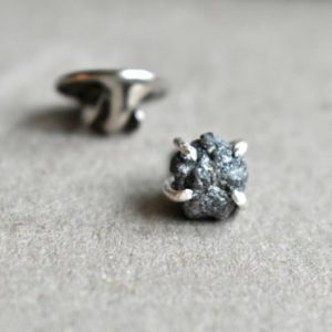 Shop Raw & Rough Diamond Stones! Black Diamond Jewelry for Him, Unique Father's Day Gift, Raw Stone Tie Tack for Suit, 4 Carat Diamond Tie Tack, Black Suit N Tie Accessories | Natural genuine stones & crystals in various shapes & sizes. Buy raw cut, tumbled, or polished gemstones for making jewelry or crystal healing energy vibration raising reiki stones. #crystals #gemstones #crystalhealing #crystalsandgemstones #energyhealing #affiliate #ad