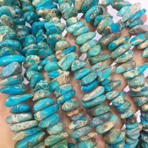 Shop Jasper Chip & Nugget Beads! 8-12mm Aqua Terra Jasper Chip Beads, Chip Gemstone, Wholesale Beads | Natural genuine chip Jasper beads for beading and jewelry making.  #jewelry #beads #beadedjewelry #diyjewelry #jewelrymaking #beadstore #beading #affiliate #ad