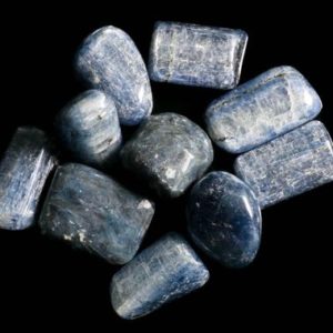 Shop Kyanite Stones & Crystals! Blue Kyanite Medium Tumbled | Natural genuine stones & crystals in various shapes & sizes. Buy raw cut, tumbled, or polished gemstones for making jewelry or crystal healing energy vibration raising reiki stones. #crystals #gemstones #crystalhealing #crystalsandgemstones #energyhealing #affiliate #ad