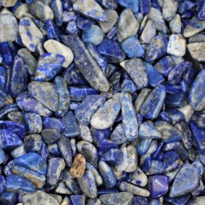 Shop Tumbled Lapis Lazuli Crystals & Pocket Stones! Lapis Lazuli Tumbled Crystal Chips, Choose Amount | Natural genuine stones & crystals in various shapes & sizes. Buy raw cut, tumbled, or polished gemstones for making jewelry or crystal healing energy vibration raising reiki stones. #crystals #gemstones #crystalhealing #crystalsandgemstones #energyhealing #affiliate #ad
