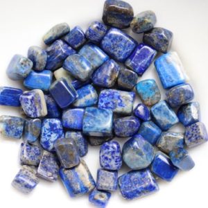 Shop Tumbled Lapis Lazuli Crystals & Pocket Stones! Lapis Lazuli – Small cube tumbled stone, quality lapis lazuli tumbled stone – tumbled lapis lazuli – healing crystal – lapis lazuli crystal | Natural genuine stones & crystals in various shapes & sizes. Buy raw cut, tumbled, or polished gemstones for making jewelry or crystal healing energy vibration raising reiki stones. #crystals #gemstones #crystalhealing #crystalsandgemstones #energyhealing #affiliate #ad