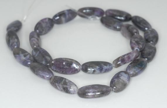 18x9mm Light Purple Lepidolite Gemstone Grade A Oval Beads 8 Inch Half Strand Bulk Lot 1,2,6,12 And 50 (90187909-659)