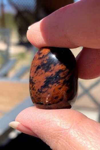 mahogany obsidian tumbled