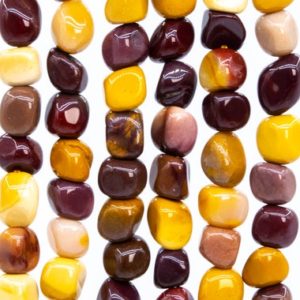 Shop Mookaite Jasper Chip & Nugget Beads! Genuine Natural Mookaite Gemstone Beads 7-9MM Multicolor Pebble Nugget AAA Quality Loose Beads (108420) | Natural genuine chip Mookaite Jasper beads for beading and jewelry making.  #jewelry #beads #beadedjewelry #diyjewelry #jewelrymaking #beadstore #beading #affiliate #ad