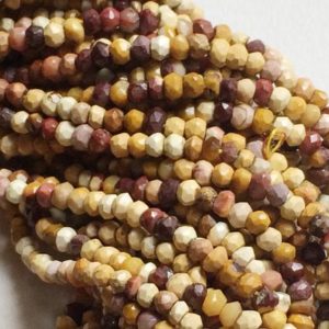 Shop Mookaite Jasper Faceted Beads! 3.5-4mm Mookaite Jasper Micro Faceted Rondelle Beads Mookaite Faceted Beads, 13 Inch Mookaite Faceted Beads For Jewelry (1ST To 5ST Options) | Natural genuine faceted Mookaite Jasper beads for beading and jewelry making.  #jewelry #beads #beadedjewelry #diyjewelry #jewelrymaking #beadstore #beading #affiliate #ad