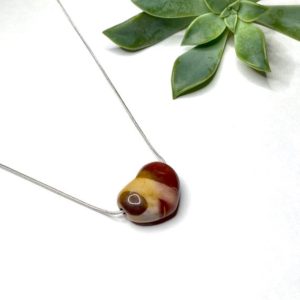 Shop Mookaite Jasper Jewelry! Mookaite Jasper Heart Necklace, Jasper Crystal Necklace | Natural genuine Mookaite Jasper jewelry. Buy crystal jewelry, handmade handcrafted artisan jewelry for women.  Unique handmade gift ideas. #jewelry #beadedjewelry #beadedjewelry #gift #shopping #handmadejewelry #fashion #style #product #jewelry #affiliate #ad