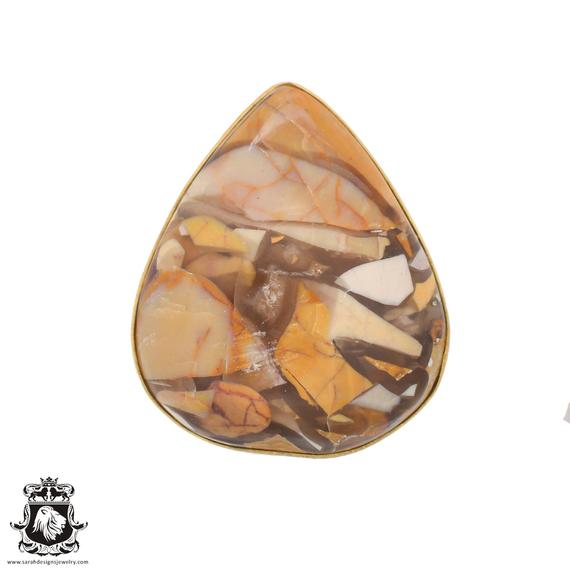 Brecciated Mookaite Ring Meditation Ring 24k Gold Ring Gpr699 Brecciated Mookaite Ring Meditation Ring 24k Gold Ring Gpr699