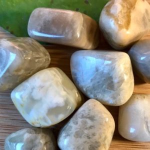 Shop Moonstone Stones & Crystals! Tumbled Moonstone Stones Set with Gift Bag and Note | Natural genuine stones & crystals in various shapes & sizes. Buy raw cut, tumbled, or polished gemstones for making jewelry or crystal healing energy vibration raising reiki stones. #crystals #gemstones #crystalhealing #crystalsandgemstones #energyhealing #affiliate #ad