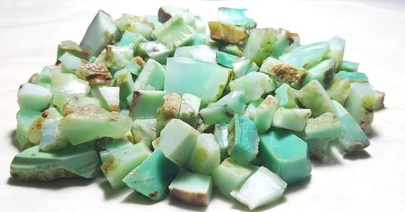 Natural Chrysoprase Rough Gemstone, Chrysoprase Raw Material For Ring,earing And Jewelry Making Stone,chrysoprase Rough For Vintage Jewelry.