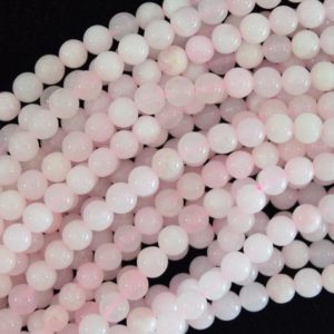 Shop Pink Calcite Beads! Natural Pink Mangano Calcite Round Beads 15.5" Strand 4mm 6mm 8mm 10mm 12mm | Natural genuine round Pink Calcite beads for beading and jewelry making.  #jewelry #beads #beadedjewelry #diyjewelry #jewelrymaking #beadstore #beading #affiliate #ad