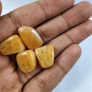 Natural Yellow Jade Tumble – Healing Tumble – Pocket Crystal – Crystal Shop – Jewelry Making Gem |  #affiliate