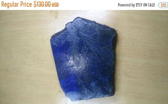 1 Pc 1255 Carats Top Quality Genuine Lapis Lazuli Rough Slabs. Afghanistan Lapis Lazuli Finest Rough Slabs For Cabochons