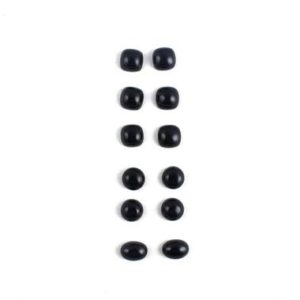 Shop Onyx Round Beads! AAA Quality 6 Pair Black Onyx Cabochons,Flat Back Cabs,Black Cabochons,cabs,Round/Square/Oval Onyx Cabs,Smooth Cabochon,Black Onyx Cabochon | Natural genuine round Onyx beads for beading and jewelry making.  #jewelry #beads #beadedjewelry #diyjewelry #jewelrymaking #beadstore #beading #affiliate #ad