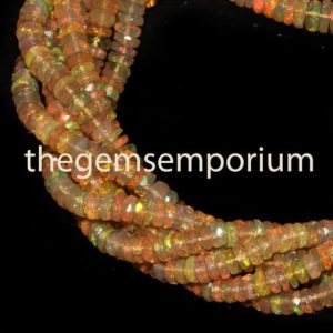 Shop Opal Faceted Beads! Ethiopian Opal faceted Tyre Shape Beads, Ethiopian Opal Tyre Beads, Ethiopian Opal faceted beads, Ethiopian Opal faceted tyre beads | Natural genuine faceted Opal beads for beading and jewelry making.  #jewelry #beads #beadedjewelry #diyjewelry #jewelrymaking #beadstore #beading #affiliate #ad