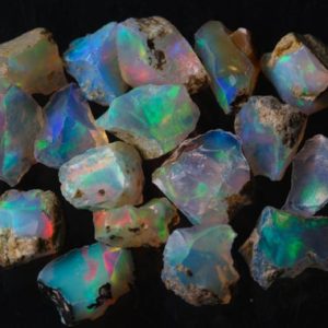 High Quality Raw Ethiopian Opal Chips, Raw Crystals, Welo Opal,  Natural Opal, Rough Opal Chips, Bulk Raw Gemstones, Eopal810 | Natural genuine stones & crystals in various shapes & sizes. Buy raw cut, tumbled, or polished gemstones for making jewelry or crystal healing energy vibration raising reiki stones. #crystals #gemstones #crystalhealing #crystalsandgemstones #energyhealing #affiliate #ad