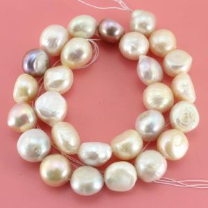 Shop Pearl Chip & Nugget Beads! AA  Good quality 13-15mm  Nugget pearl beads,Baroque pearl strand,Genuine FreshWater Pearl beads,Loose Pearl For DIY Jewelry Making-NP10 | Natural genuine chip Pearl beads for beading and jewelry making.  #jewelry #beads #beadedjewelry #diyjewelry #jewelrymaking #beadstore #beading #affiliate #ad